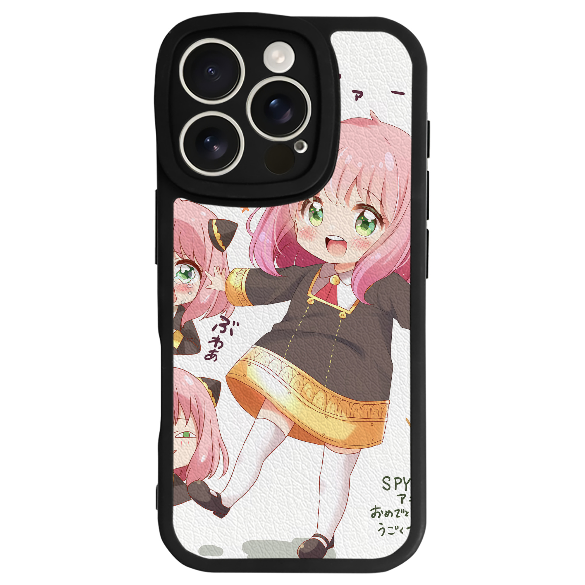 （画像用） SPY×FAMILY间谍家家酒 【iPhone 16シリーズ対応】シリコンスマホケース（レザー調） 材質：シリコン
